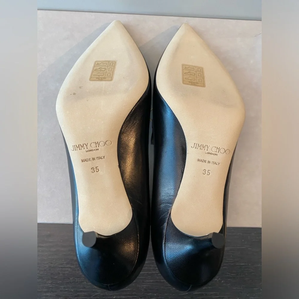Jimmy Choo Aza Pointy Toe Pumps Black ✨Host pick ✨ - Picture 7 of 8